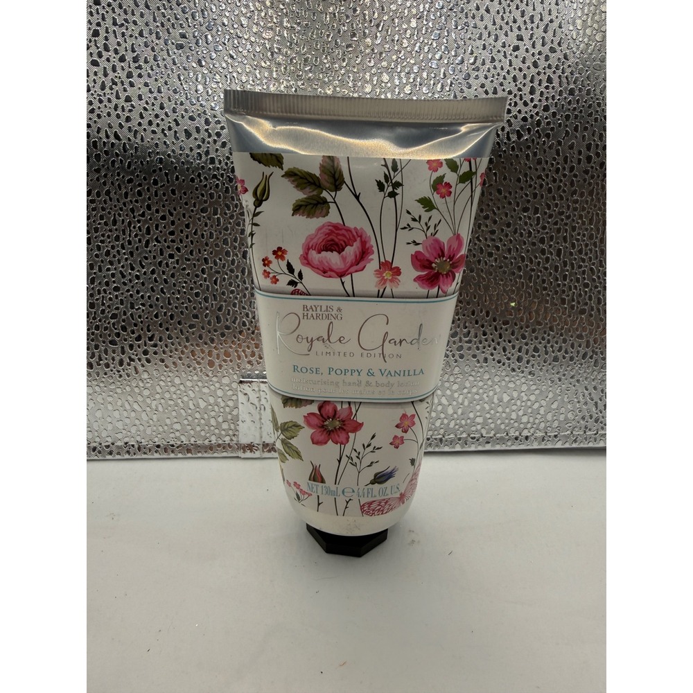 Baylis Harding Royale Garden Rose Poppy Vanilla Limited hand Body Cream 100ml
